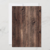 Invitation Chaîne de tournesol rustique Lumière 16e anniversa (Dos)