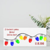 Invitation Chaîne D'Invitations De Fêtes De Fêtes De Lumière (Debout devant)