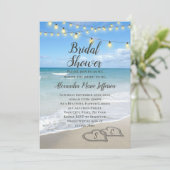 Invitation Chaîne Lights Hearts dans la Fête des mariées de p (Debout devant)