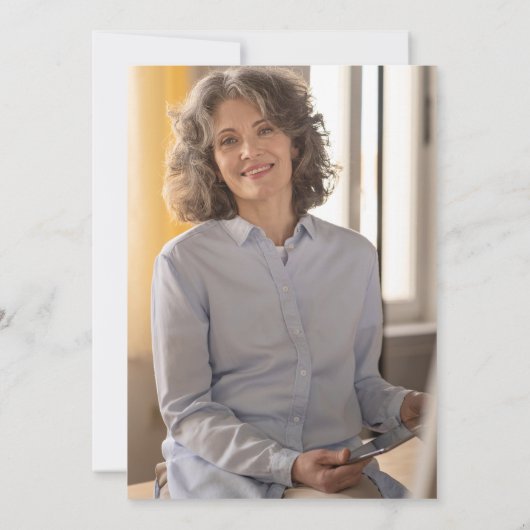 Invitation Chaîne Lights Script Photo Party Retraite (Dos)