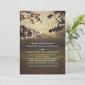 Invitation Chaîne Lumières Branches de l'arbre des prairies M (Debout devant)