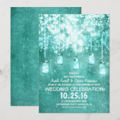 Invitation Chaîne lumières scintillante mâchoire invite maria (Devant / Derrière)