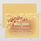 Invitation Chaîne rustique illumine Fête des mariées romantiq (Devant / Derrière)