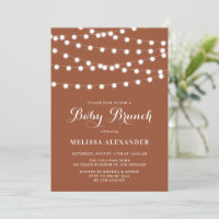 Chaîne Whimsical Lights Terracotta Baby Brunch