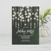 Invitation Chaînes Classy de lumières Christma Party Invitati (Debout devant)