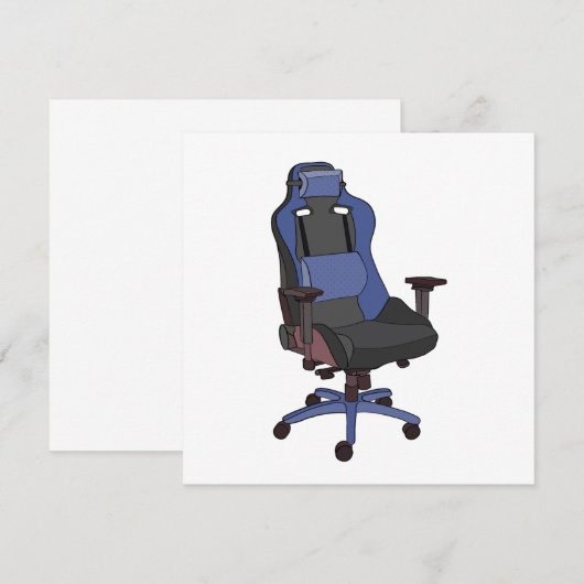 Invitation Chaise de jeu (Devant / Derrière)