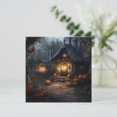 Invitation Chalet de sorcière : Chalet de cauldron (Debout devant)