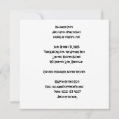 Invitation Chalet de sorcière : Chalet de cauldron (Dos)