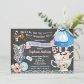 Invitation Chalet douche nuptiale Wonderland lingerie (Debout devant)