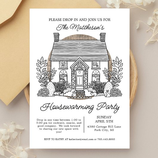 Invitation Chalet Printemps Pâques Drop À La Fête Du Ménage