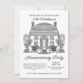 Invitation Chalet Printemps Pâques Drop À La Fête Du Ménage (Devant)