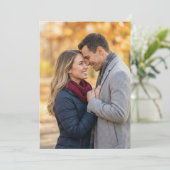 Invitation Chaleur Automnale Joyeuse Photo (Debout devant)