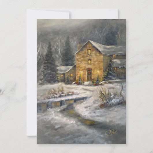 Invitation "Chaleur de Noël" (Devant)