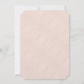 Invitation Chaleur d'hiver Single Big Floral Fête des mariées (Dos)