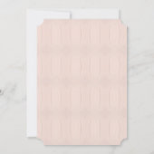 Invitation Chaleur d'hiver Single Big Floral Mariage (Dos)