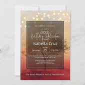 Invitation Chaleur enracinée | Design minimaliste (Devant)