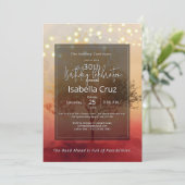 Invitation Chaleur enracinée | Design minimaliste (Debout devant)