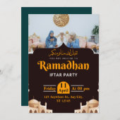 Invitation Chaleur et convivialité : une soirée Iftar de Rama (Devant / Derrière)