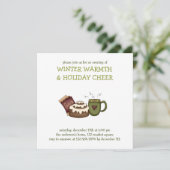 Invitation Chaleur hivernale ・ Rouleau à cannelle (Debout devant)