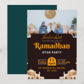 Invitation Chaleureuse convivialité : Une fête de Ramadan Ift (Devant / Derrière)