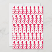 Invitation Chaleureux souhaits canicule scandinave photo Noël (Dos)