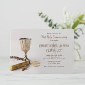 Invitation Chalice Communion Religieux (Debout devant)