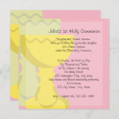 Invitation Chalice de la première communion (Devant / Derrière)
