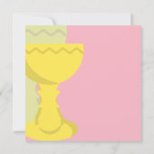 Invitation Chalice de la première communion (Dos)