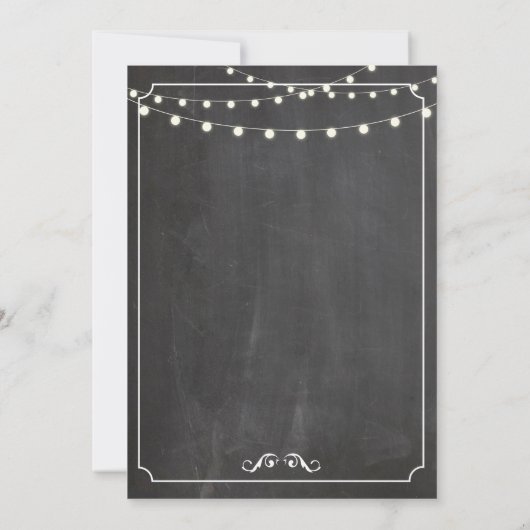 Invitation Chalk board Surprise Birthday Party TOUT Invitatio (Dos)