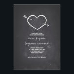 Invitation Chalkboard amour coeur rustique fiançailles<br><div class="desc">Invitation de partie d'engagement moderne mais vintage avec tableau noir d'amour croquis de coeur et conception simple mais mignonne typographie. L'aspect est décontracté,  élégant et original.</div>