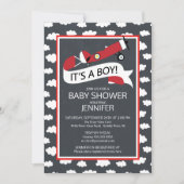 Invitation Chalkboard C'est un garçon ! Baby shower des Boys  (Devant)