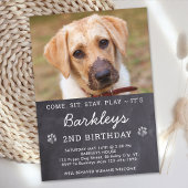 Invitation Chalkboard Chien Chien Chien Chien Chien Anniversa