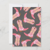 Invitation Chalkboard Cowgirl Bachelorette Week-end Getaway (Dos)