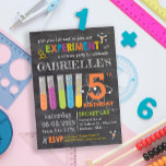 Invitation Chalkboard Fête de la Science Mad Anniversaire<br><div class="desc">Chalkboard Mad Science Party Anniversaire - Mettez votre manteau de laboratoire et préparez-vous pour un plaisir explosif! Une fête de science folle pour célébrer le grand jour de votre petit curieux. Cette invitation créative est idéale pour les filles comme pour les garçons. Pas besoin de tests ou d'expériences, cette invitation...</div>