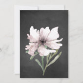 Invitation Chalkboard Floral Bridal (Dos)