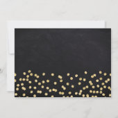 Invitation Chalkboard Gold Balloons 2 Photo 90e anniversaire (Dos)