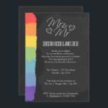 Invitation Chalkboard Heart Doodle avec Mariage détail de la<br><div class="desc">Mariage de tableau de bord avec coeur de doodle et détails de drapeau de la fierté - M et M. texte invitation .. adapté aux mariages gais / cérémonie civile / invitations de mariage - annonces mariages modernes .. annonces mariages totalement personnalisables de Ricaso</div>