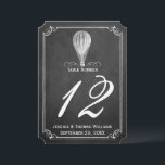 Invitation Chalkboard Hot Air Balloon Collection Mariage<br><div class="desc">La Chalkboard Hot Air Balloon Collection Mariage - Cartes Numéro De Table. *** COMMENT COMMANDER *** S'il vous plaît customiser et ajouter chaque carte de numéro de table à votre panier, un par un. Zazzle ne dispose pas actuellement d'un système permettant la personnalisation des produits une fois la commande passée....</div>