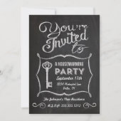 Invitation Chalkboard House (Devant)
