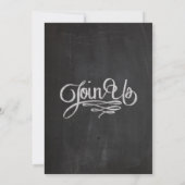 Invitation Chalkboard House (Dos)