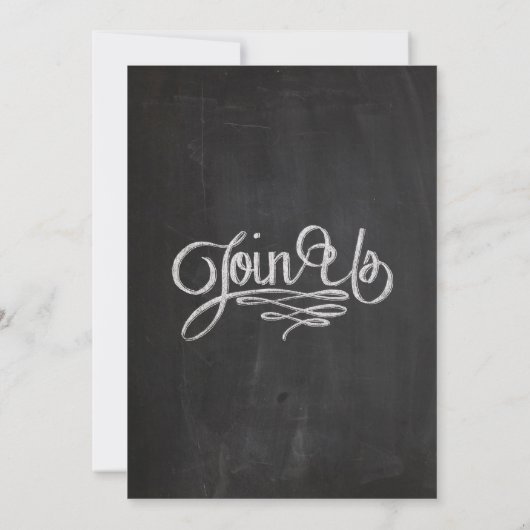 Invitation Chalkboard House (Dos)