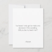 Invitation Chalkboard Junior Groomsman | Groomsman (Dos)