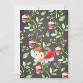 Invitation Chalkboard Little Lady Ladybug 1er anniversaire (Dos)