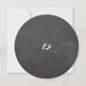 Invitation Chalkboard Look avec Mason Jar Round (Dos)