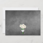 Invitation Chalkboard Mason Jar - Fête des mariées de marguer (Dos)