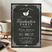Invitation Chalkboard Pharmacy School Graduation Party