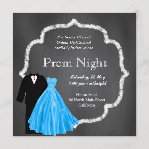 Invitation Chalkboard Prom