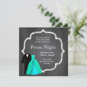 Invitation Chalkboard Prom (Debout devant)