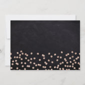 Invitation Chalkboard RoseGold Balloons 2 Photo 90e anniversa (Dos)