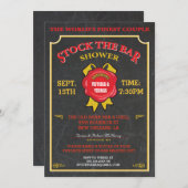 Invitation Chalkboard Stock de l'invitation de bar (Devant / Derrière)